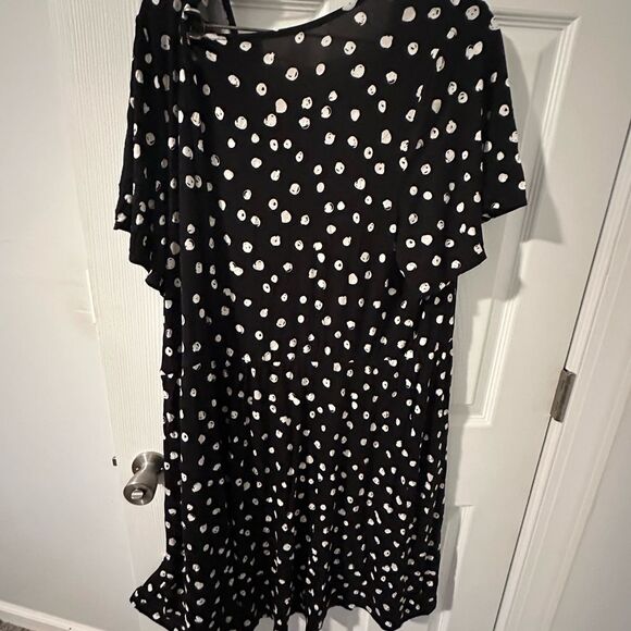 NWT Lane Bryant Black and White Pattern Dress - Size 22/24 - Picture 5 of 8